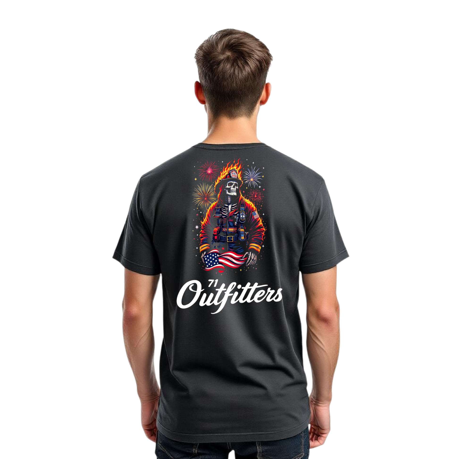 71 Outfitters Fireworks bottom flag