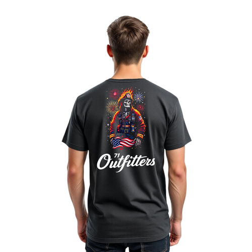 71 Outfitters Fireworks bottom flag